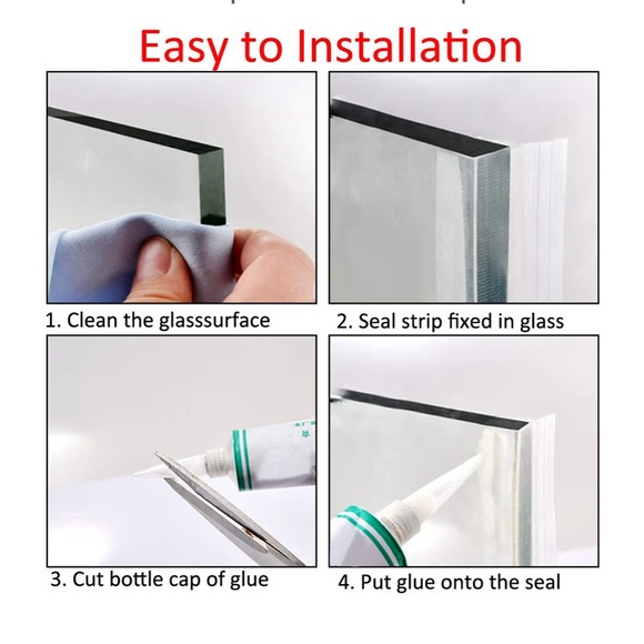 Transparent F-Shape Gap sealer - Picture 7 of 8